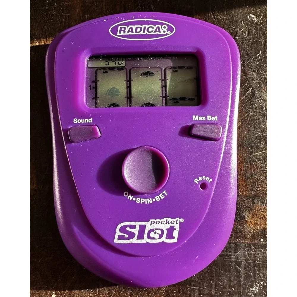 Lot of 2 Hand‎ Held Radica Games Poker And Slots Electronic